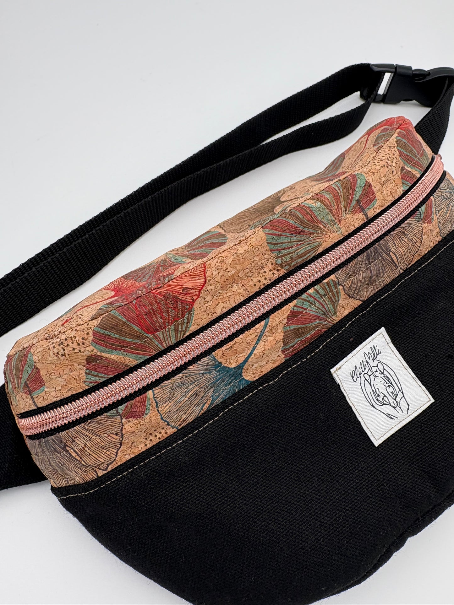 Hipbag- ginkgo Kork