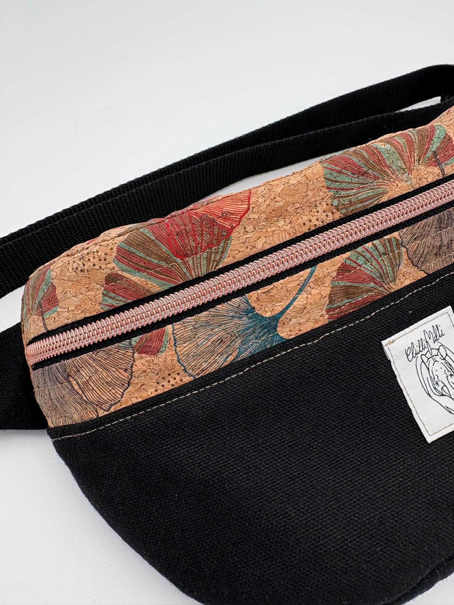 Hipbag- ginkgo Kork