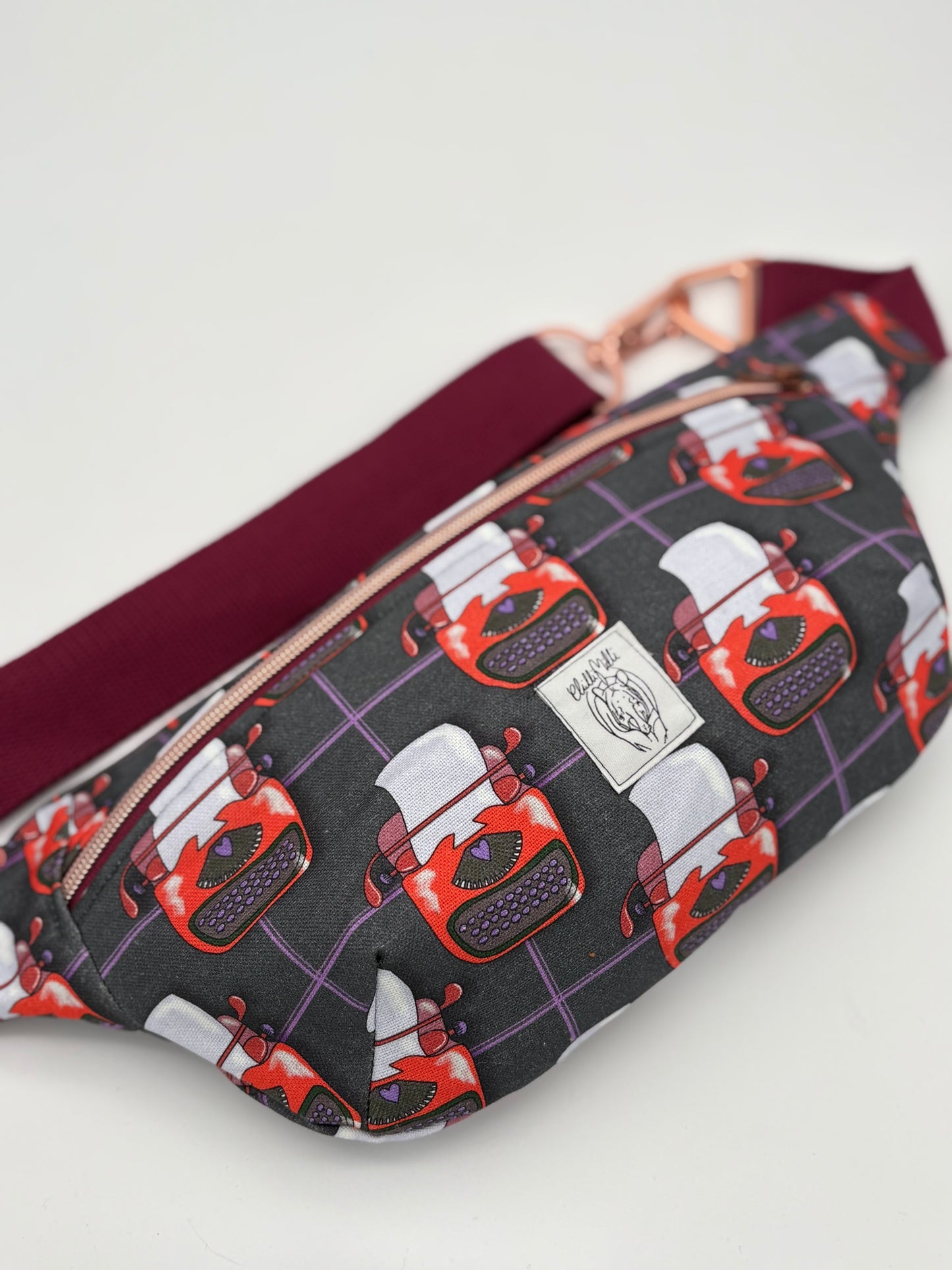 Crossbodybag/ Hipbag- Schreibmaschinen UNIKAT