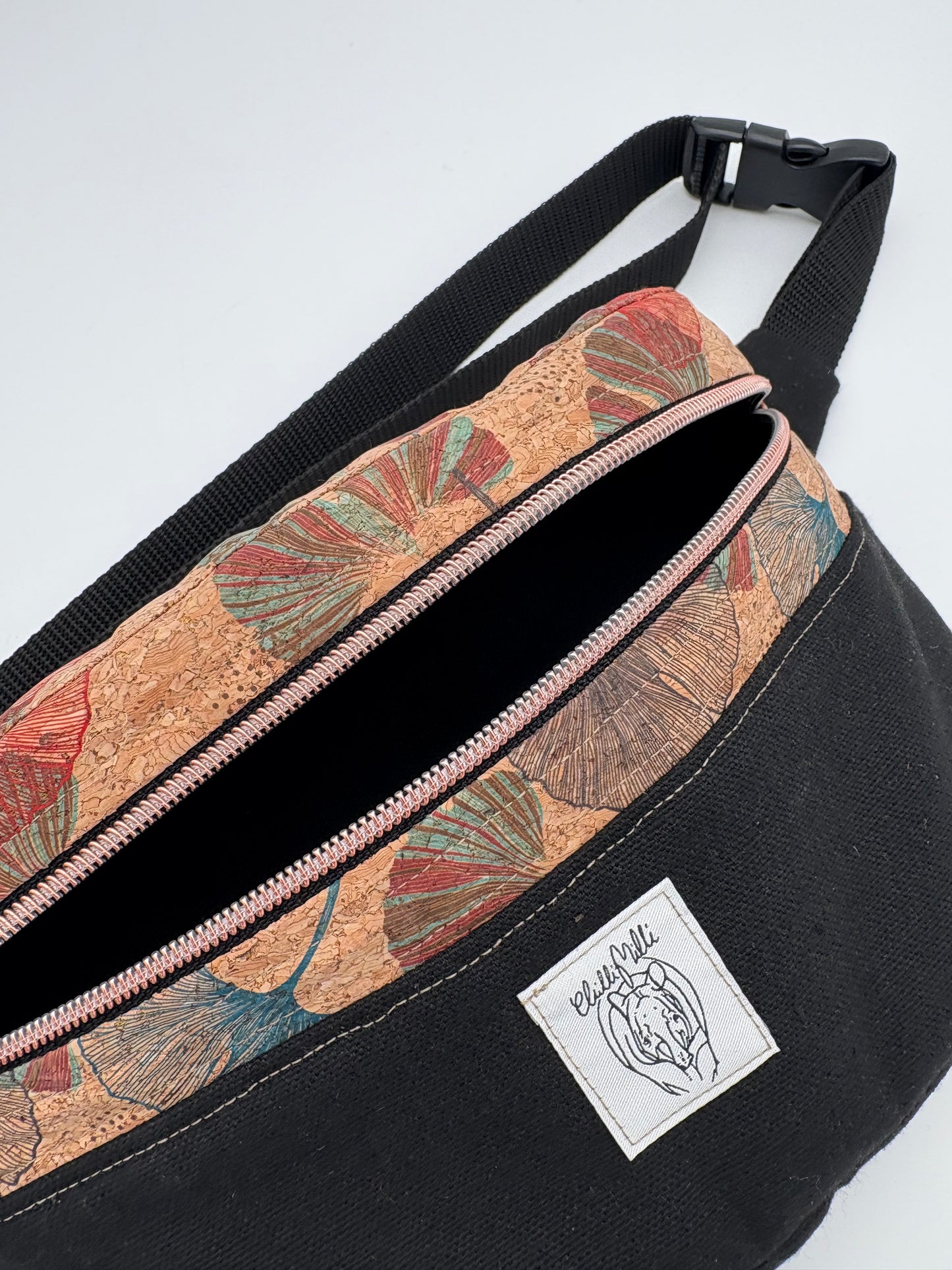 Hipbag- ginkgo Kork
