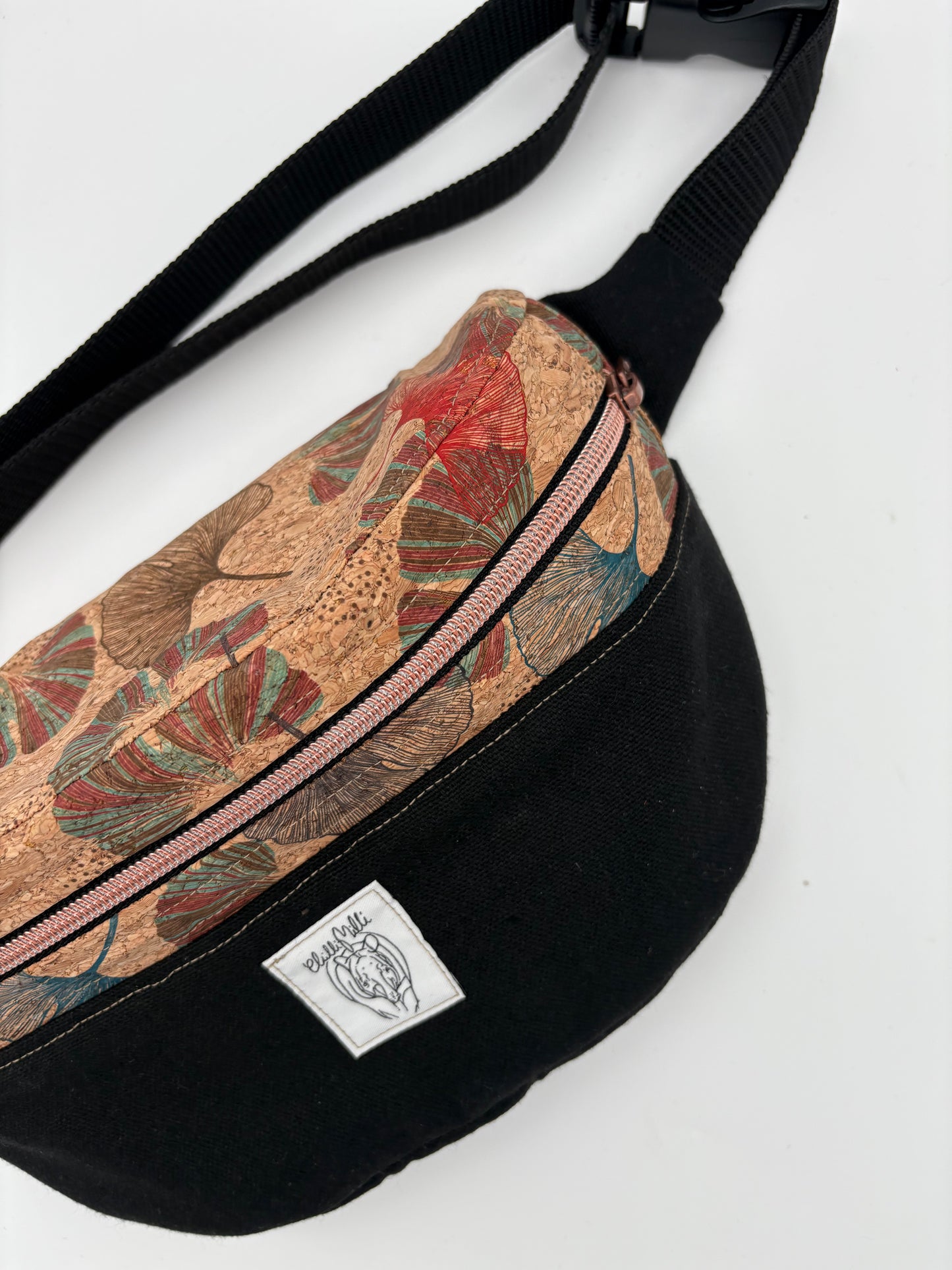 Hipbag- ginkgo Kork