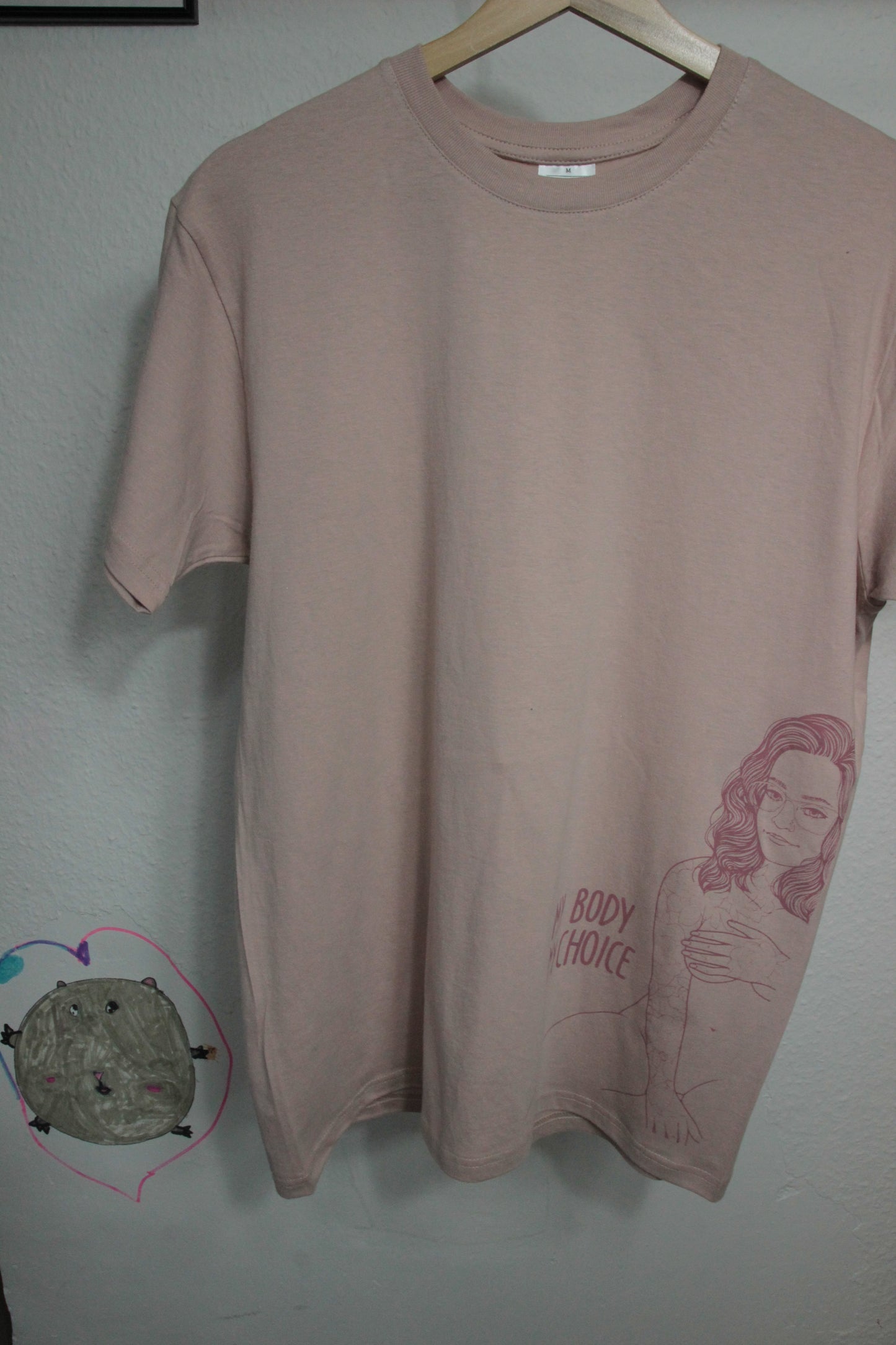 Shirt my Body my choice rosa ll