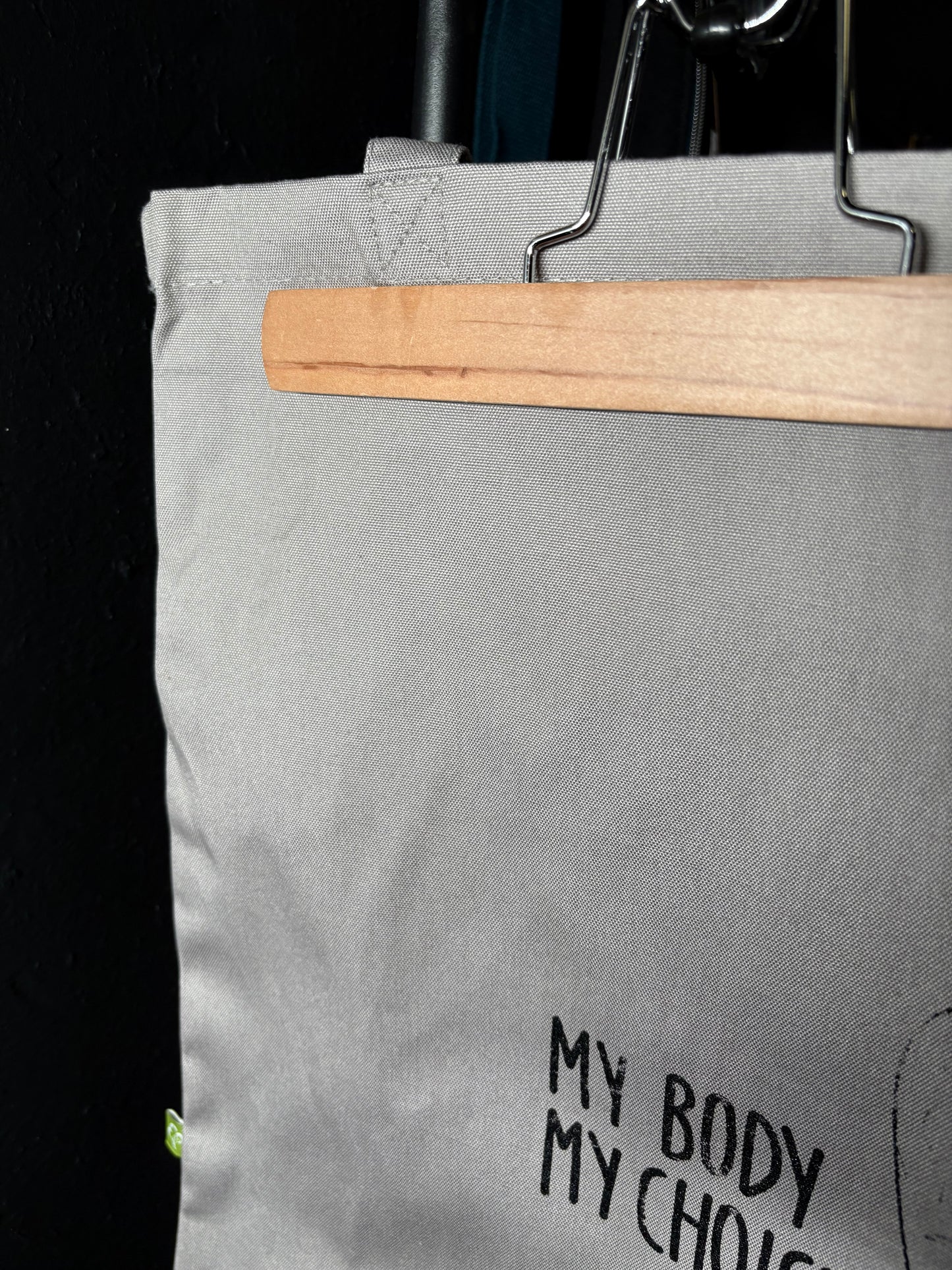 Beutel - MY BODY MY CHOICE - Grau