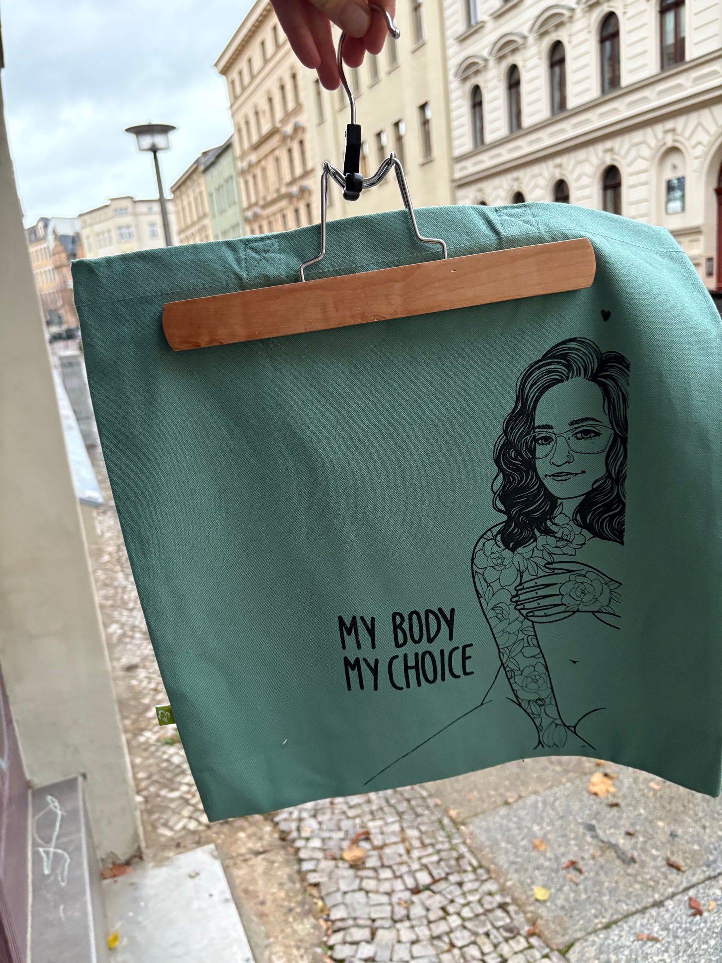 Beutel - MY BODY MY CHOICE - Pistatie