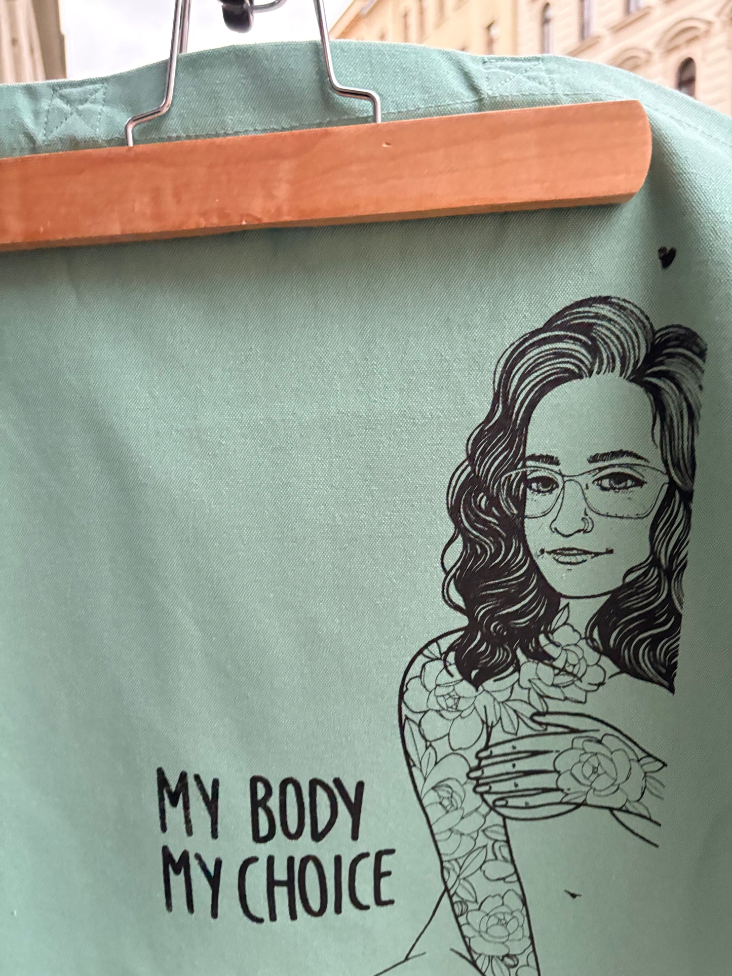 Beutel - MY BODY MY CHOICE - Pistatie