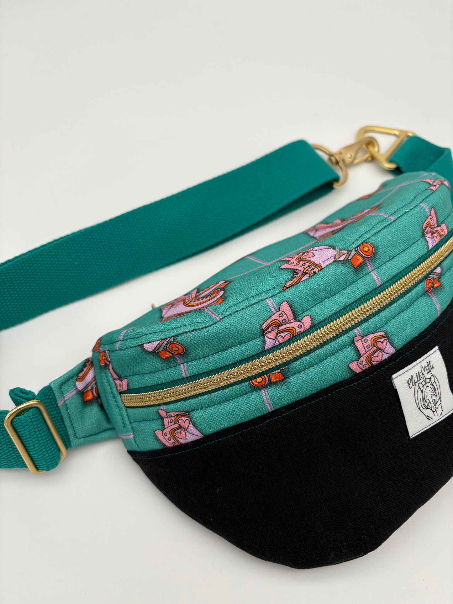 Hipbag- Retro Rollschuhe