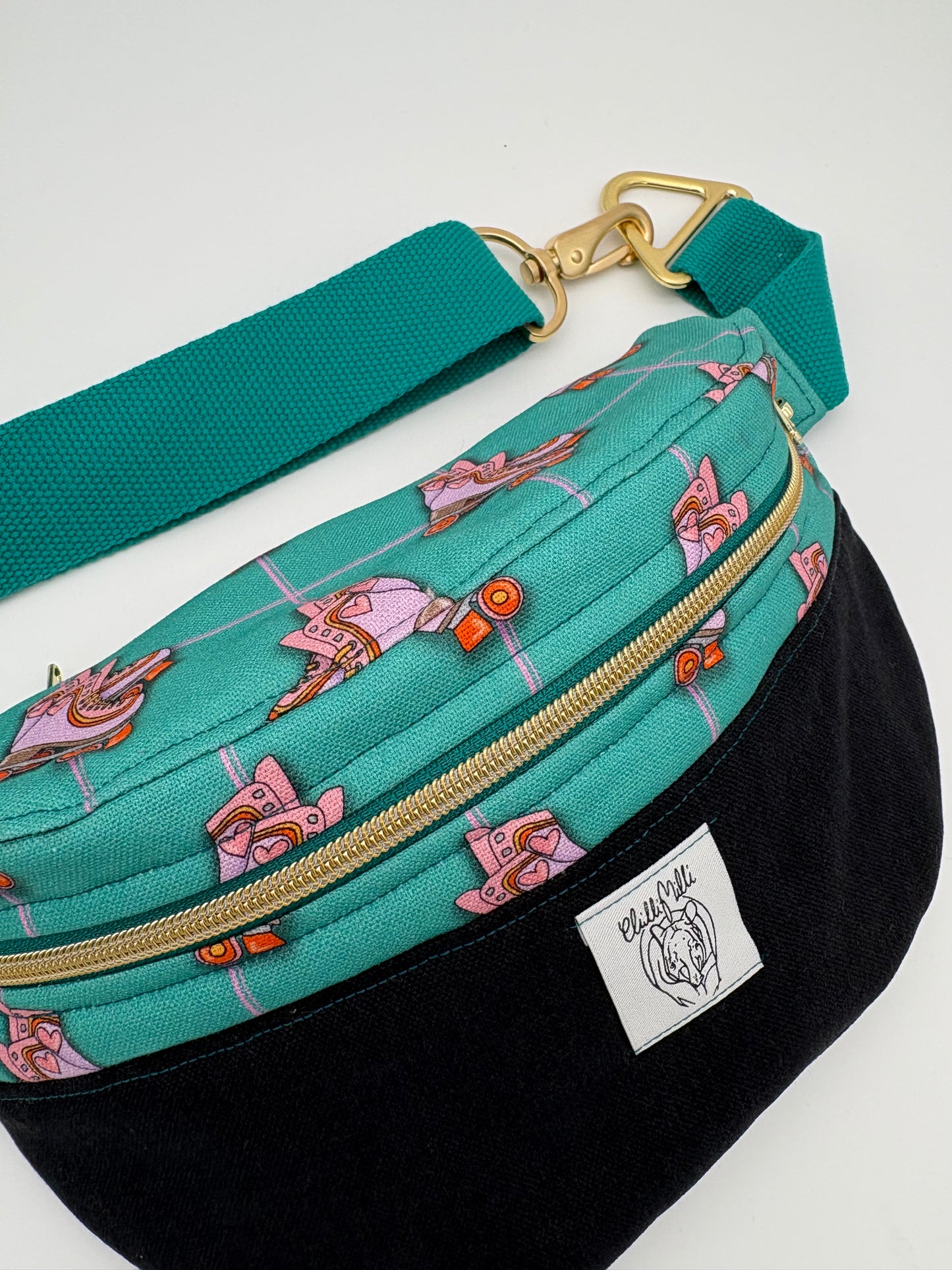 Hipbag- Retro Rollschuhe