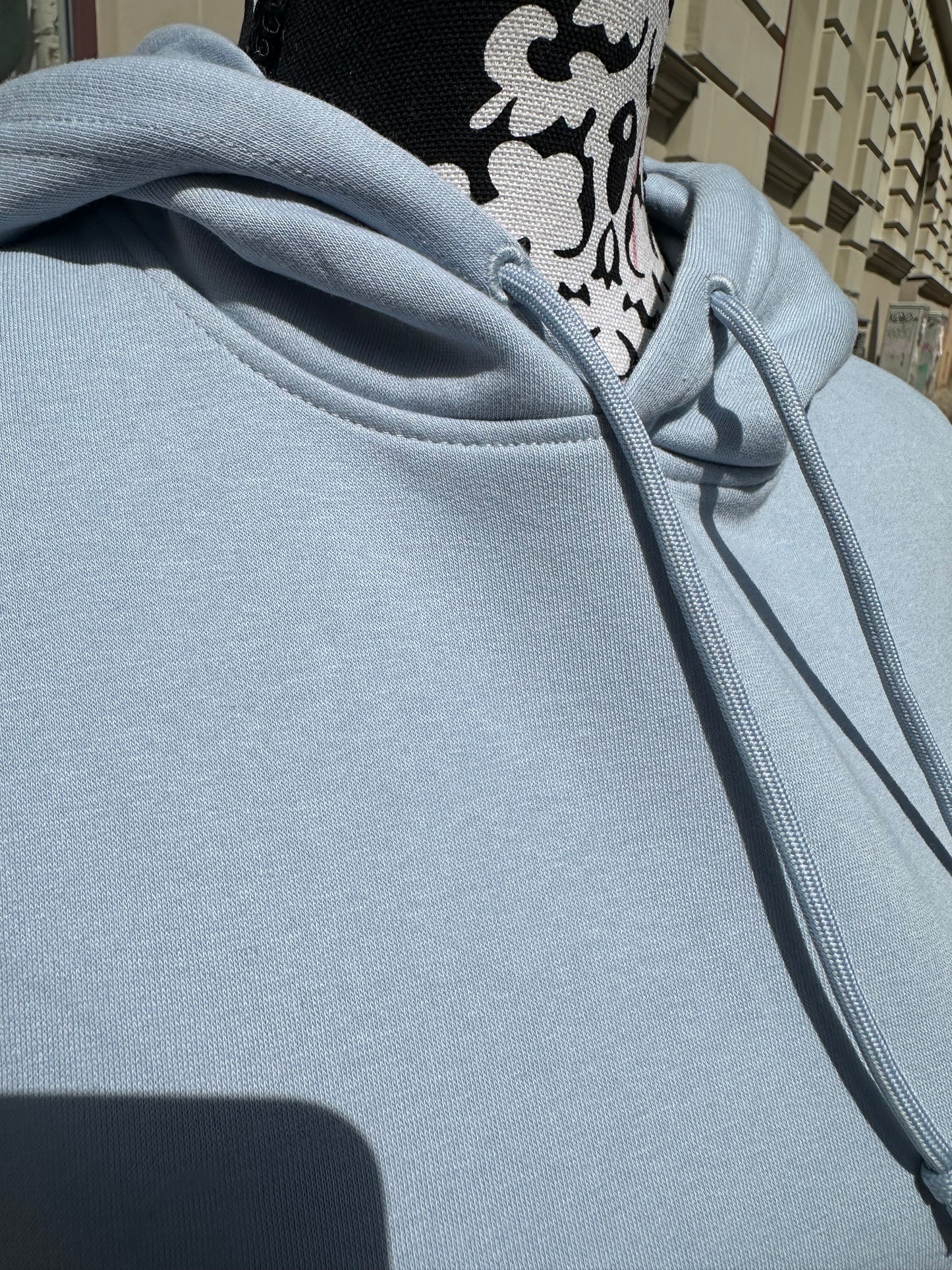 Fairtrade Hoodie Otter Hellblau