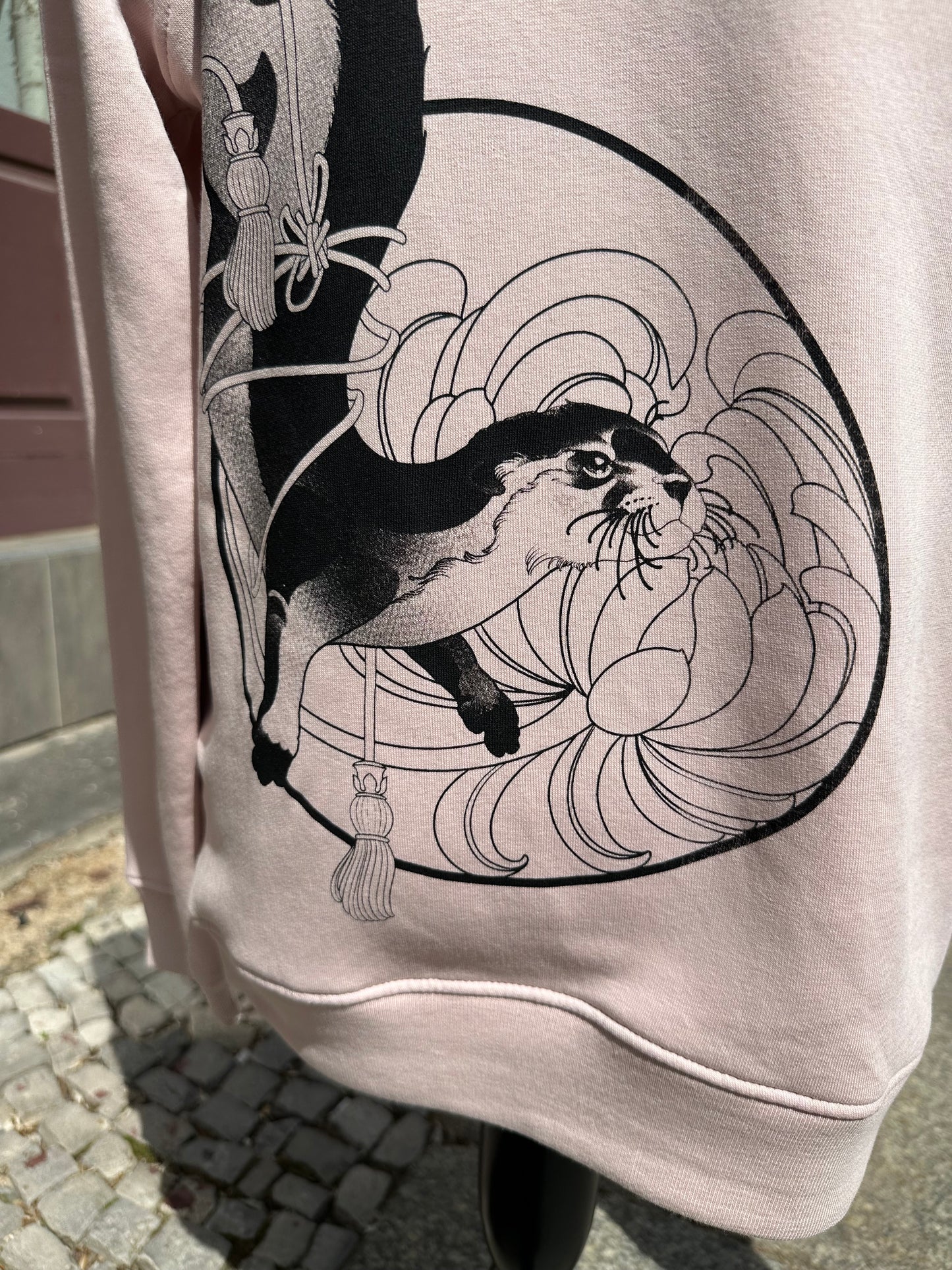 Fairtrade Hoodie Otter Rosa
