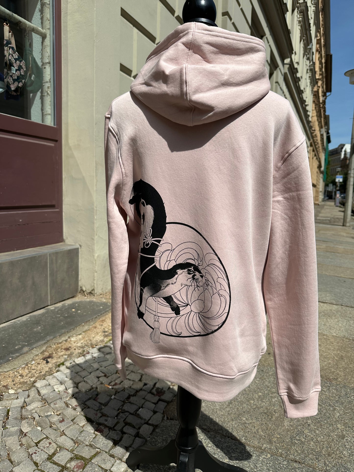 Fairtrade Hoodie Otter Rosa