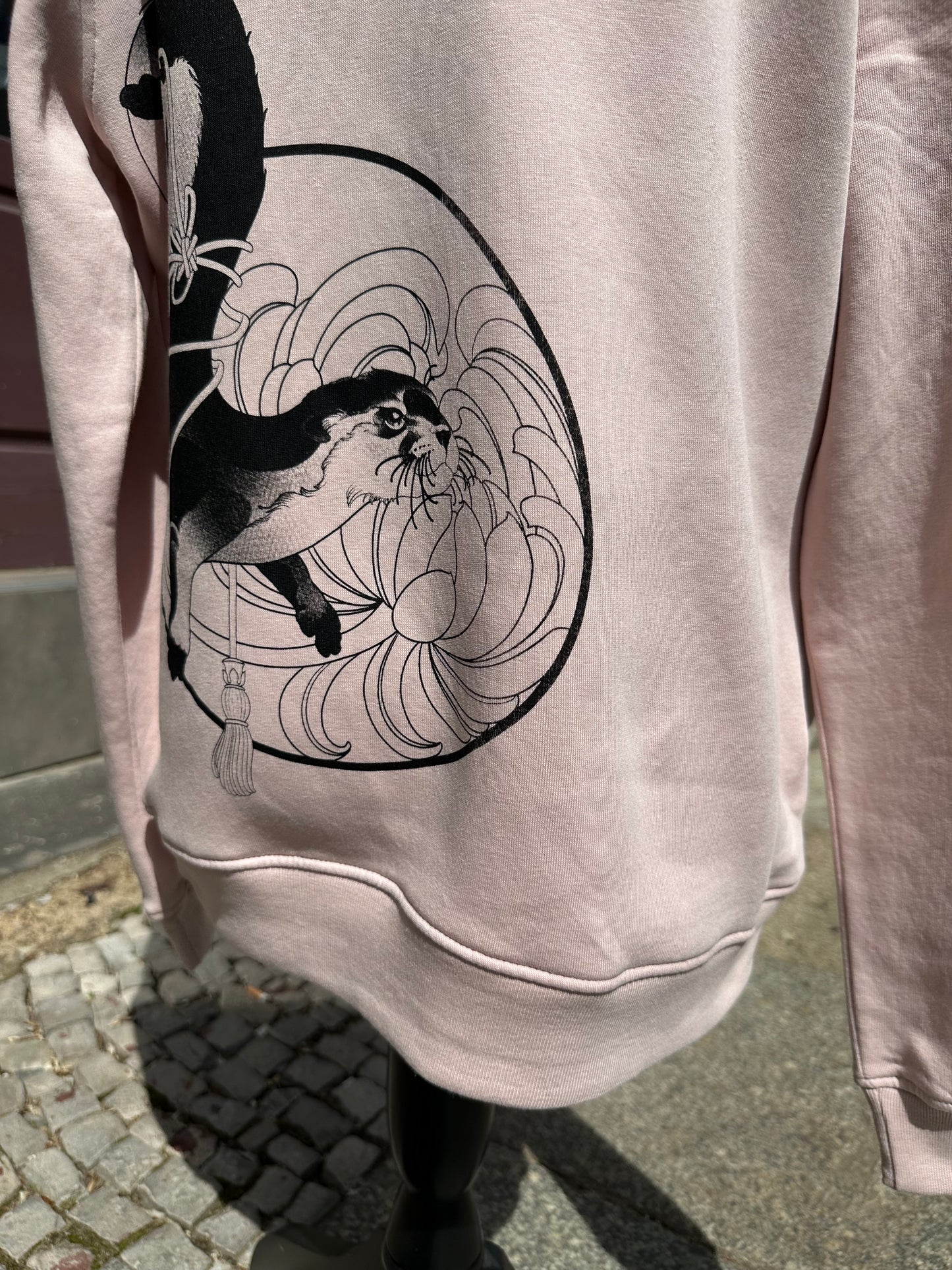 Fairtrade Hoodie Otter Rosa