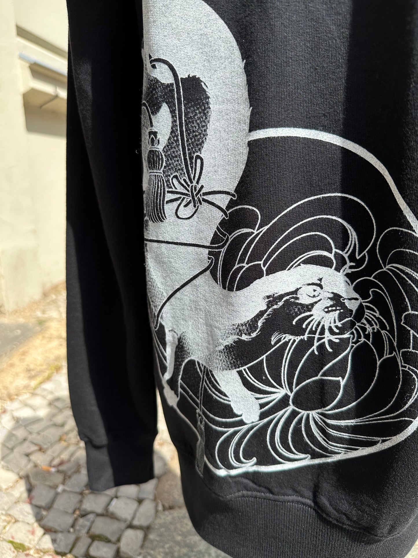 Fairtrade Hoodie Otter schwarz