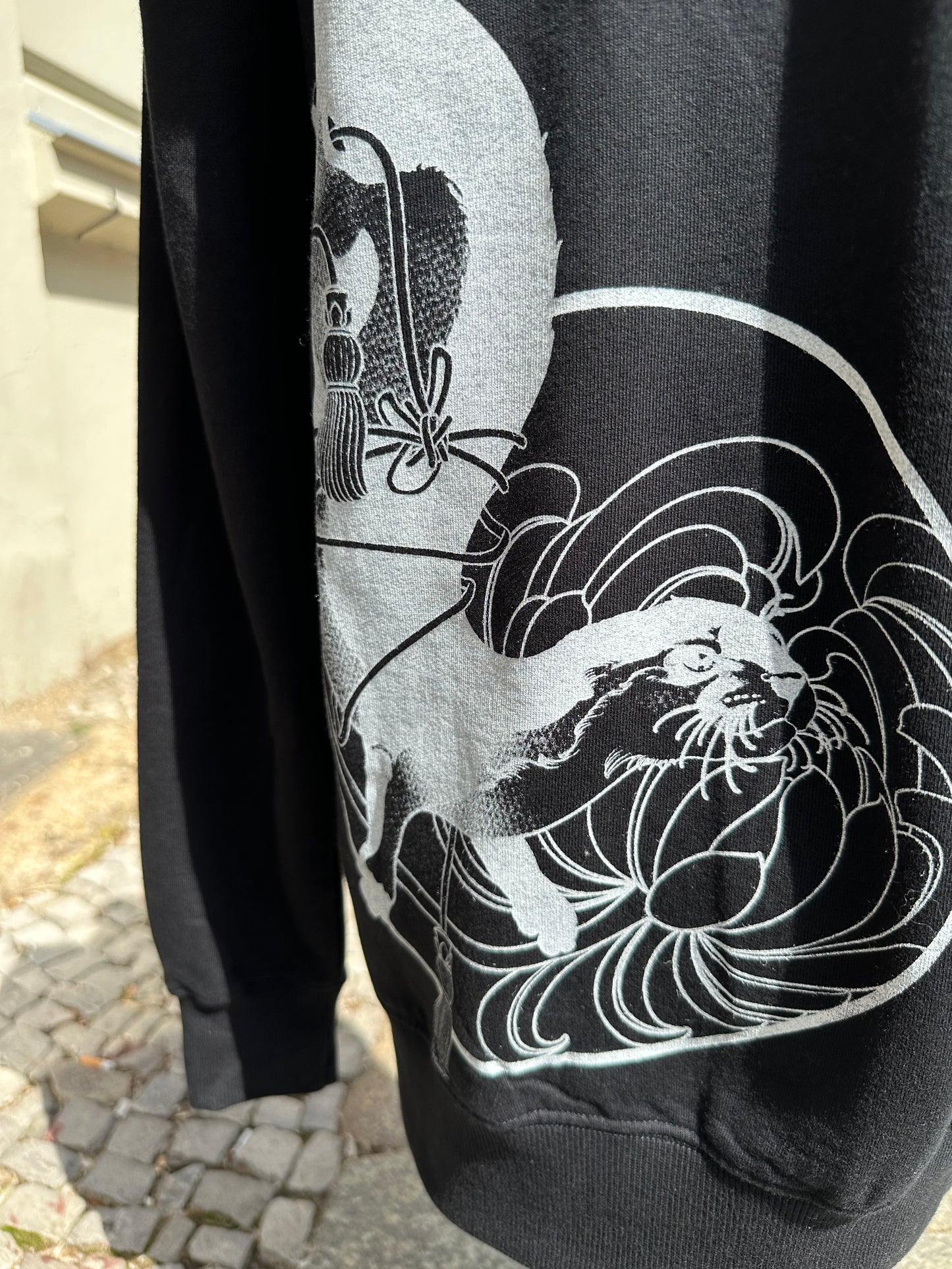Fairtrade Hoodie Otter schwarz