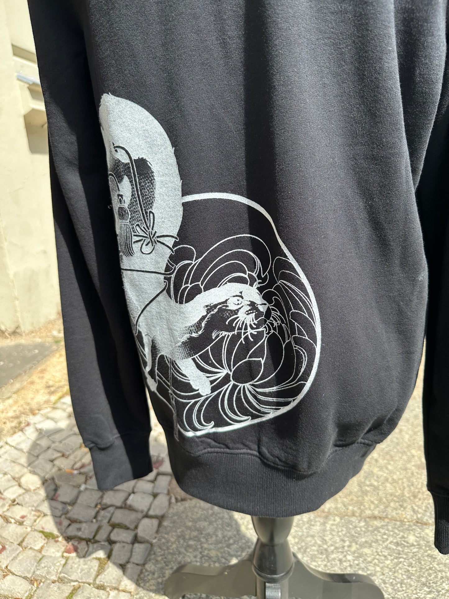 Fairtrade Hoodie Otter schwarz