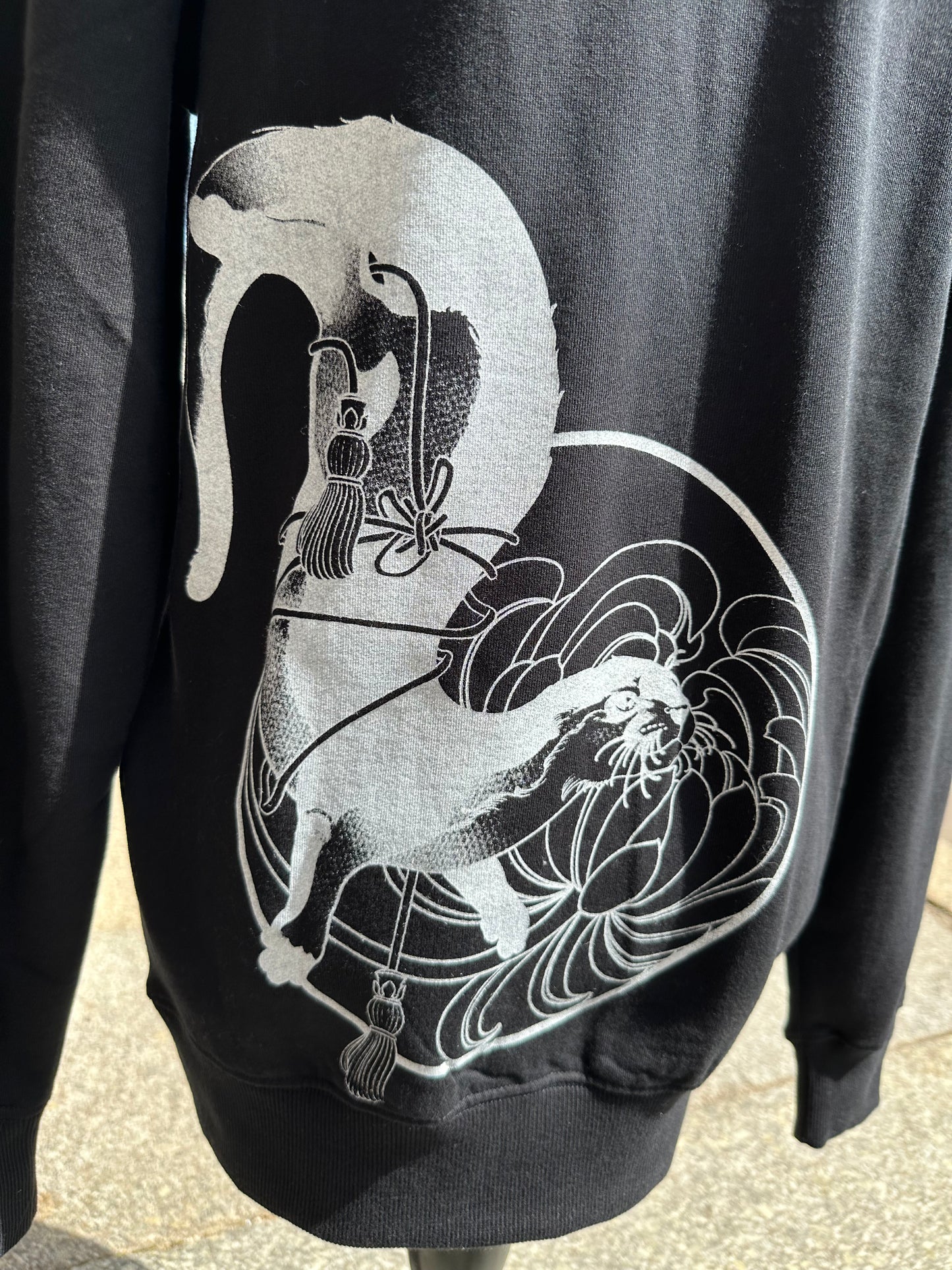 Fairtrade Hoodie Otter schwarz