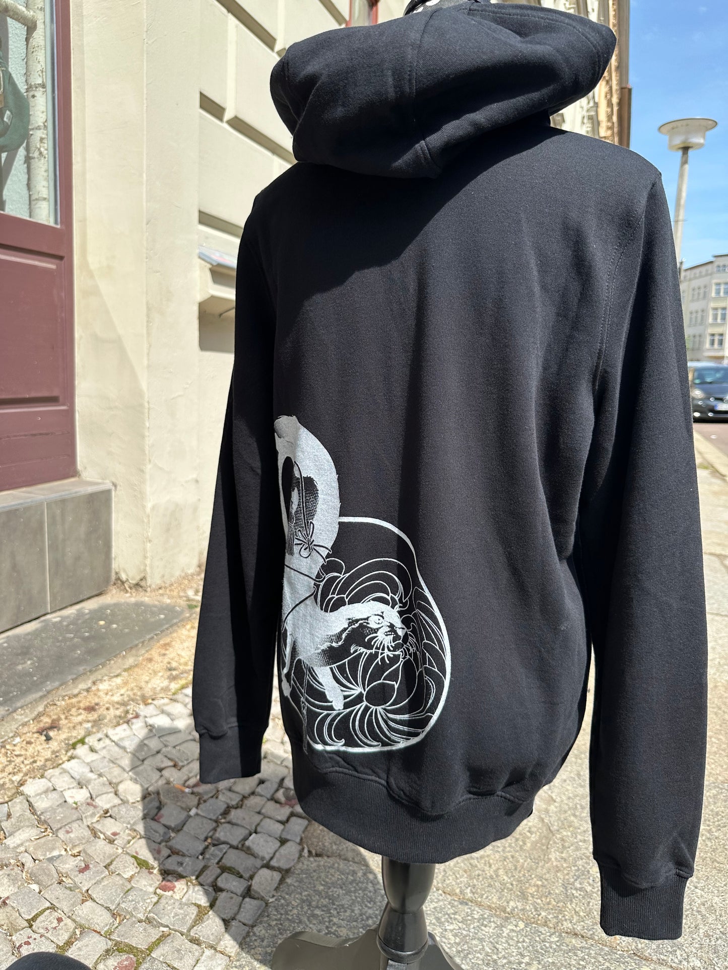 Fairtrade Hoodie Otter schwarz