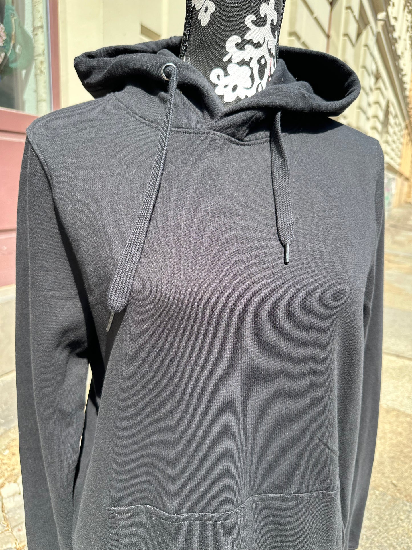 Fairtrade Hoodie Otter schwarz