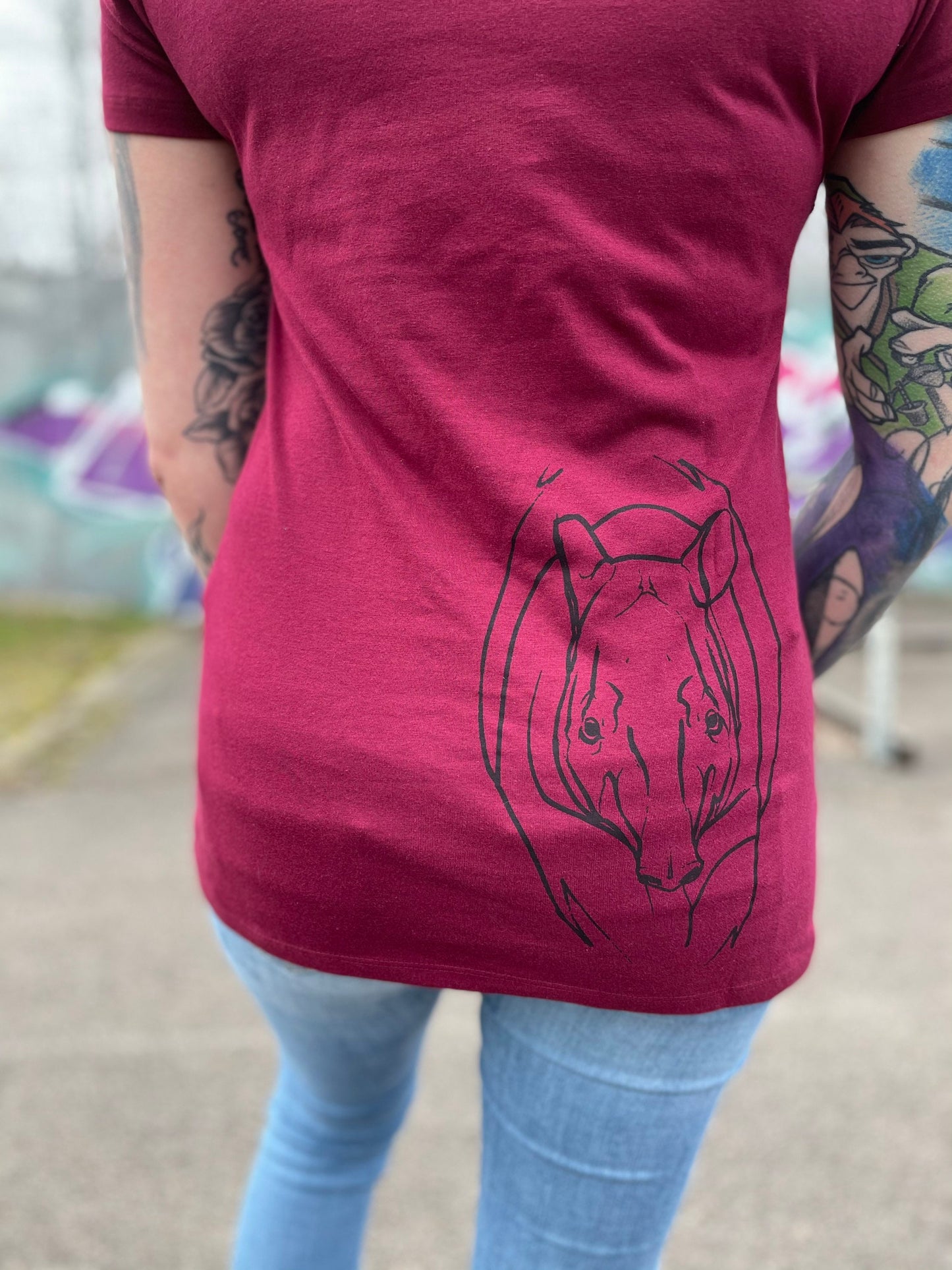 Shirt, Tapir, Fairtrade, Siebdruck, female