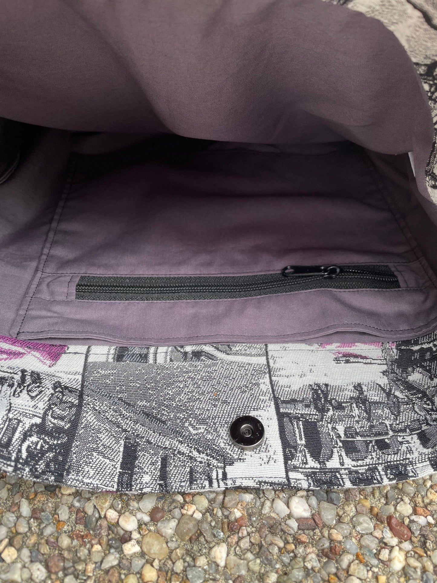 Umhängetasche, beuteltasche, oldtimer, Frau, black and grey, sjel