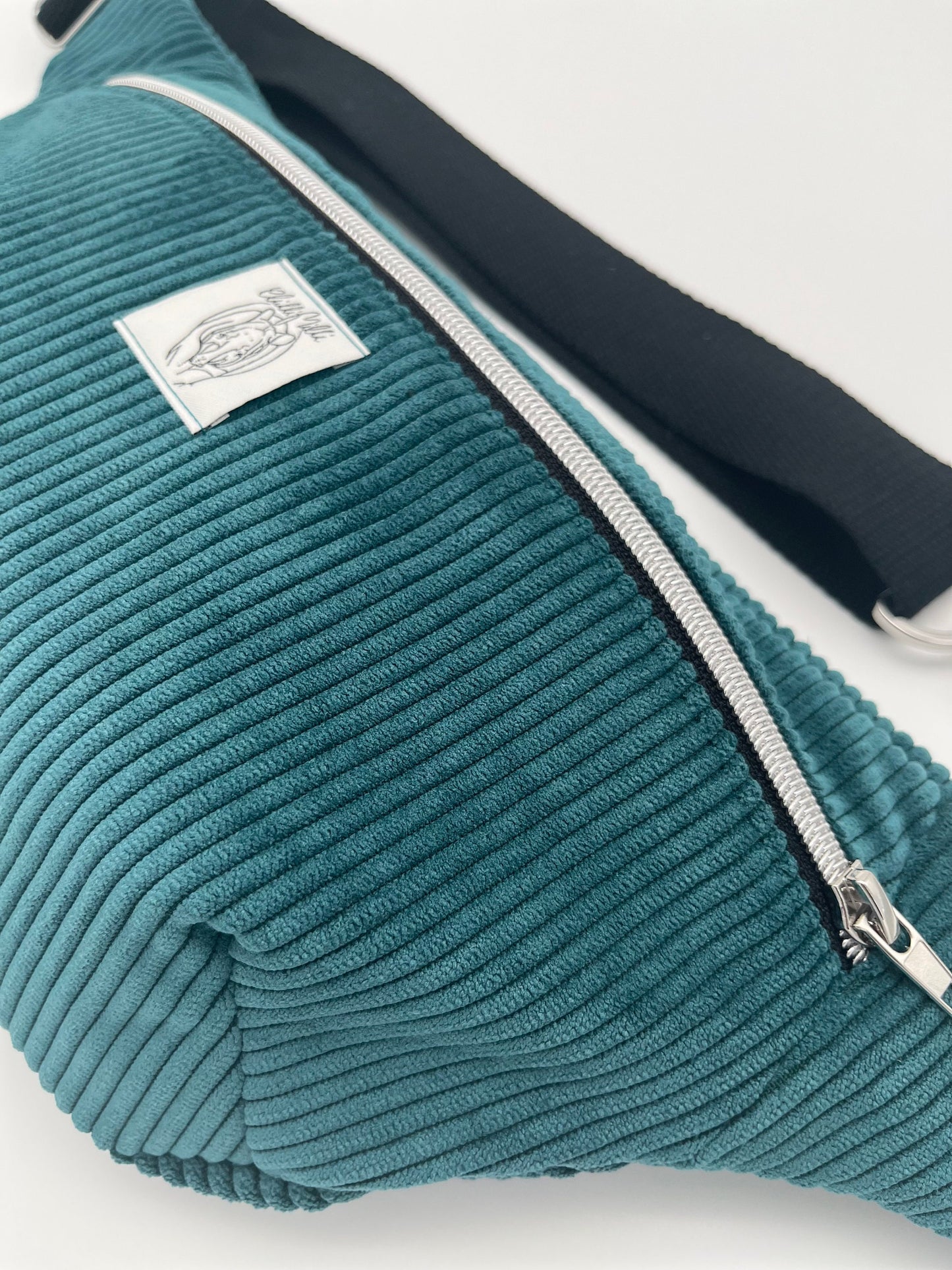 Crossbodybag/ Hipbag- Petrol, cord