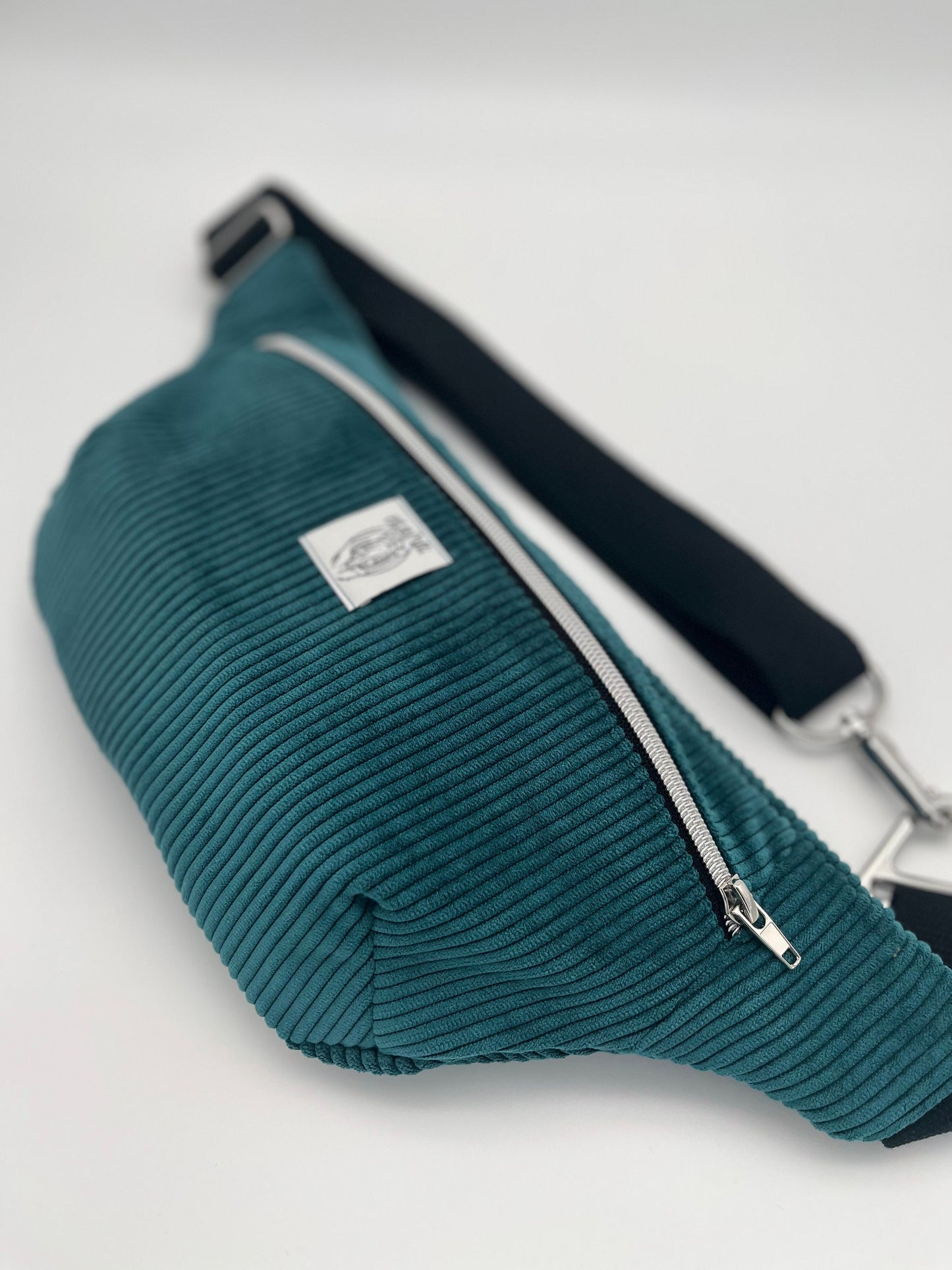 Crossbodybag/ Hipbag- Petrol, cord