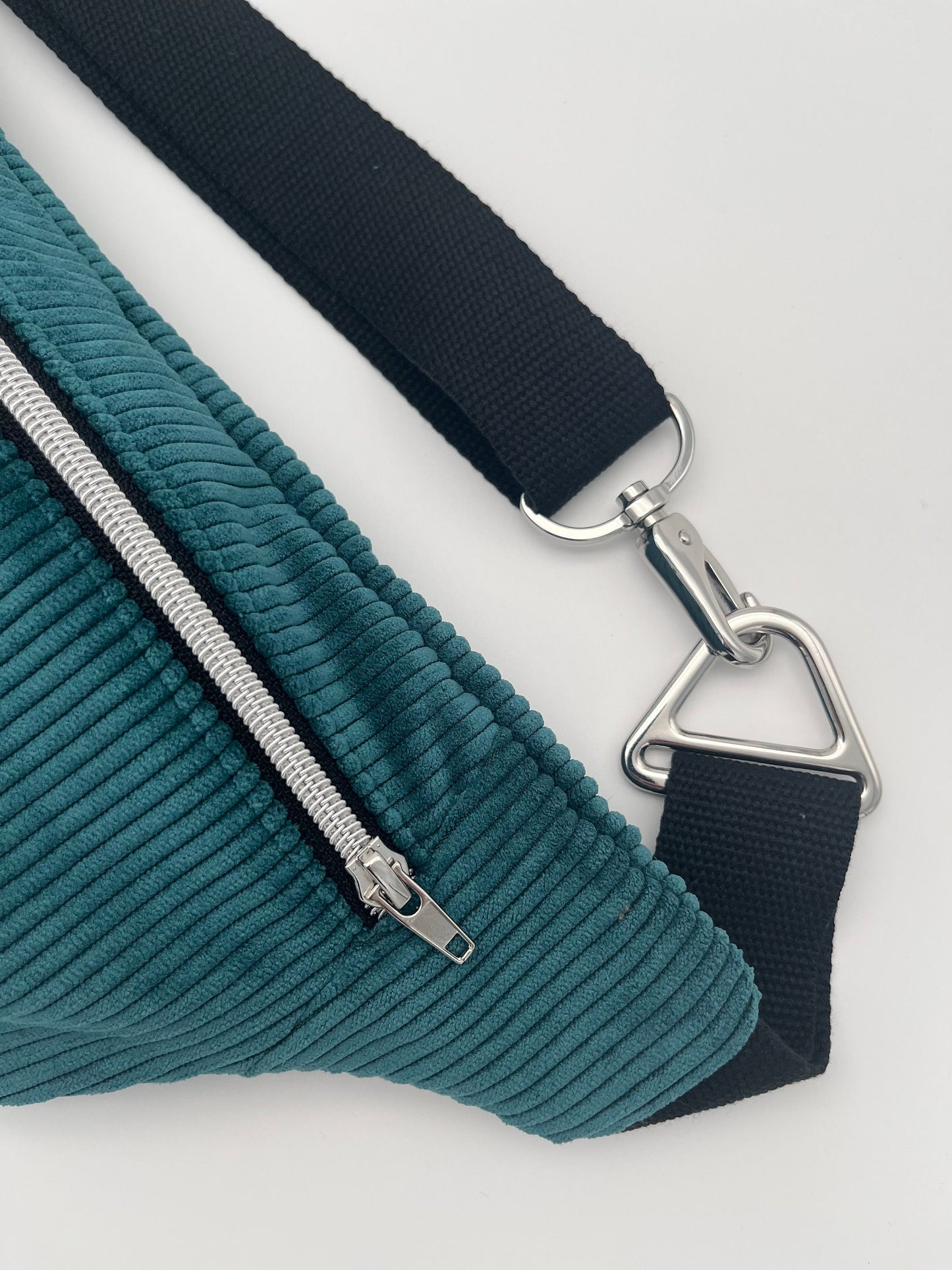 Crossbodybag/ Hipbag- Petrol, cord