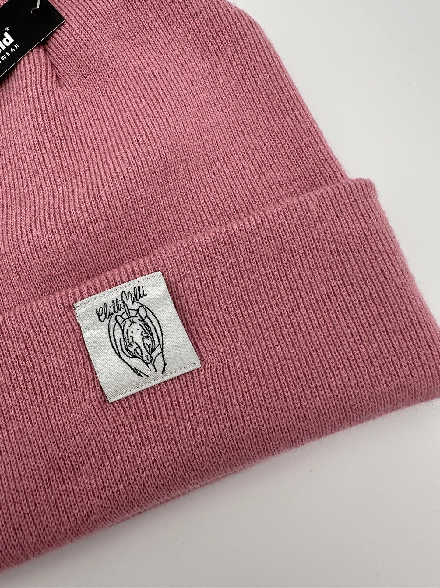Mütze Beanie- Altrosa