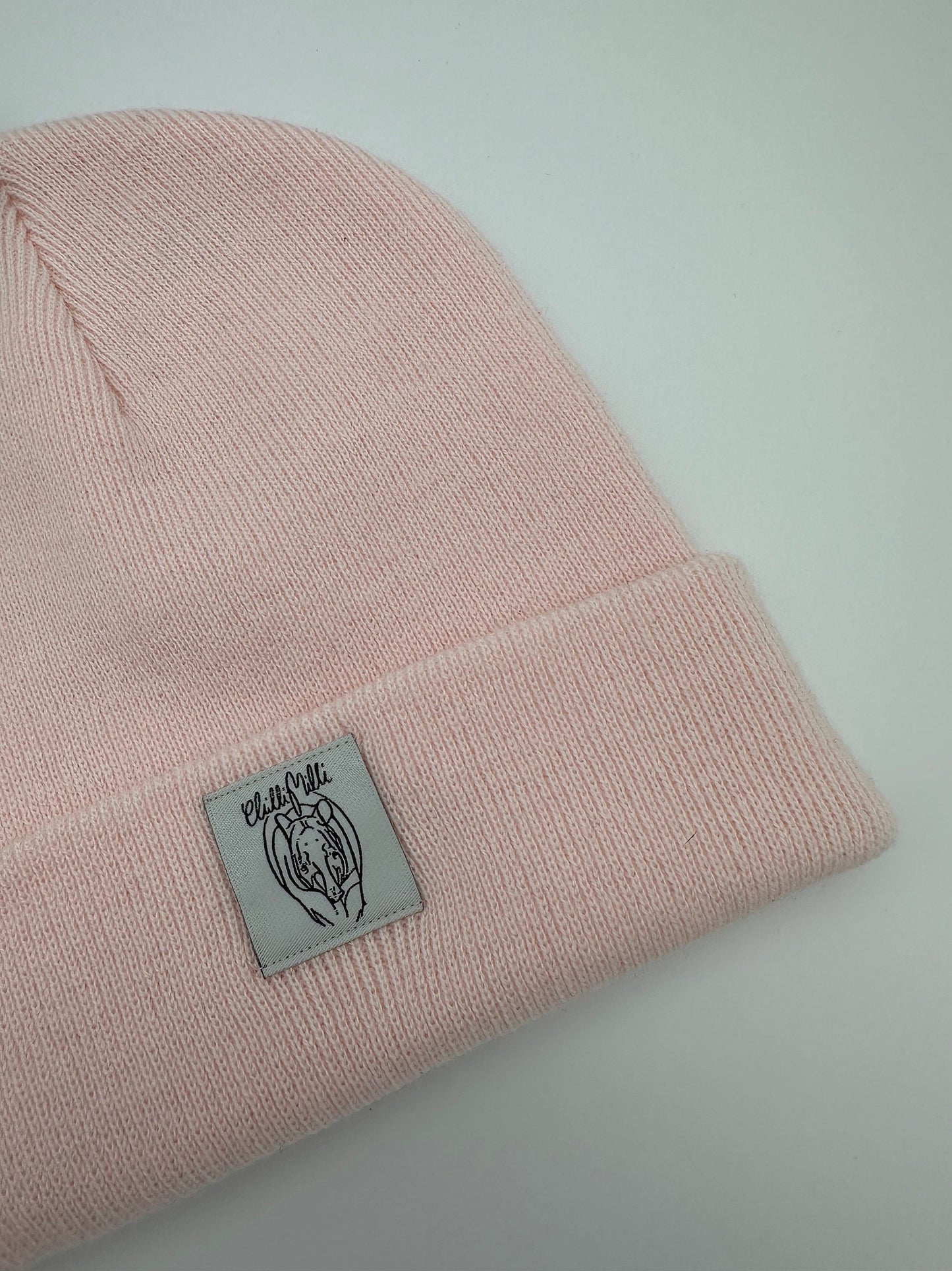 Mütze Beanie- Pastellrosa