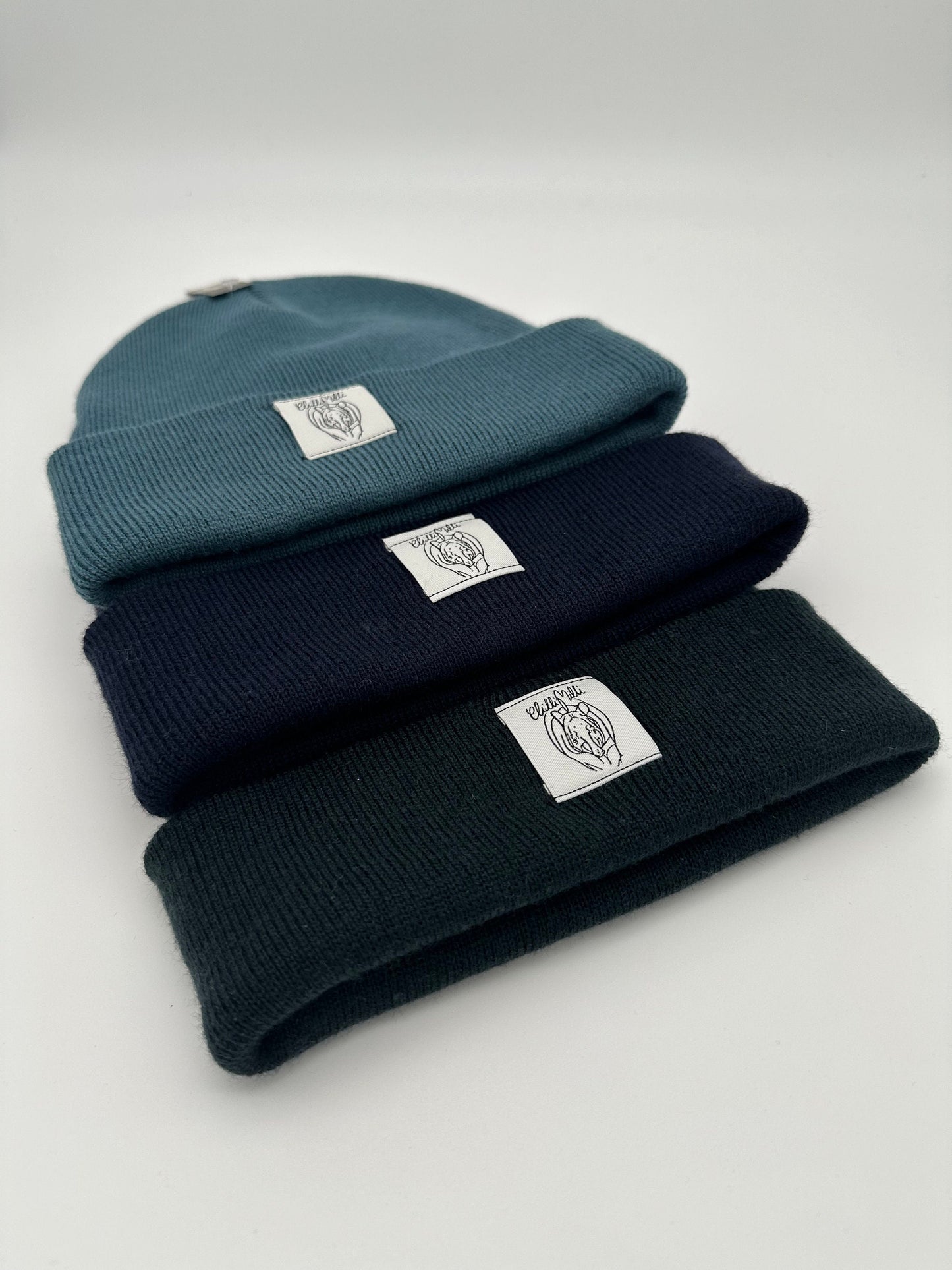 Mütze Beanie- Blauschwarz