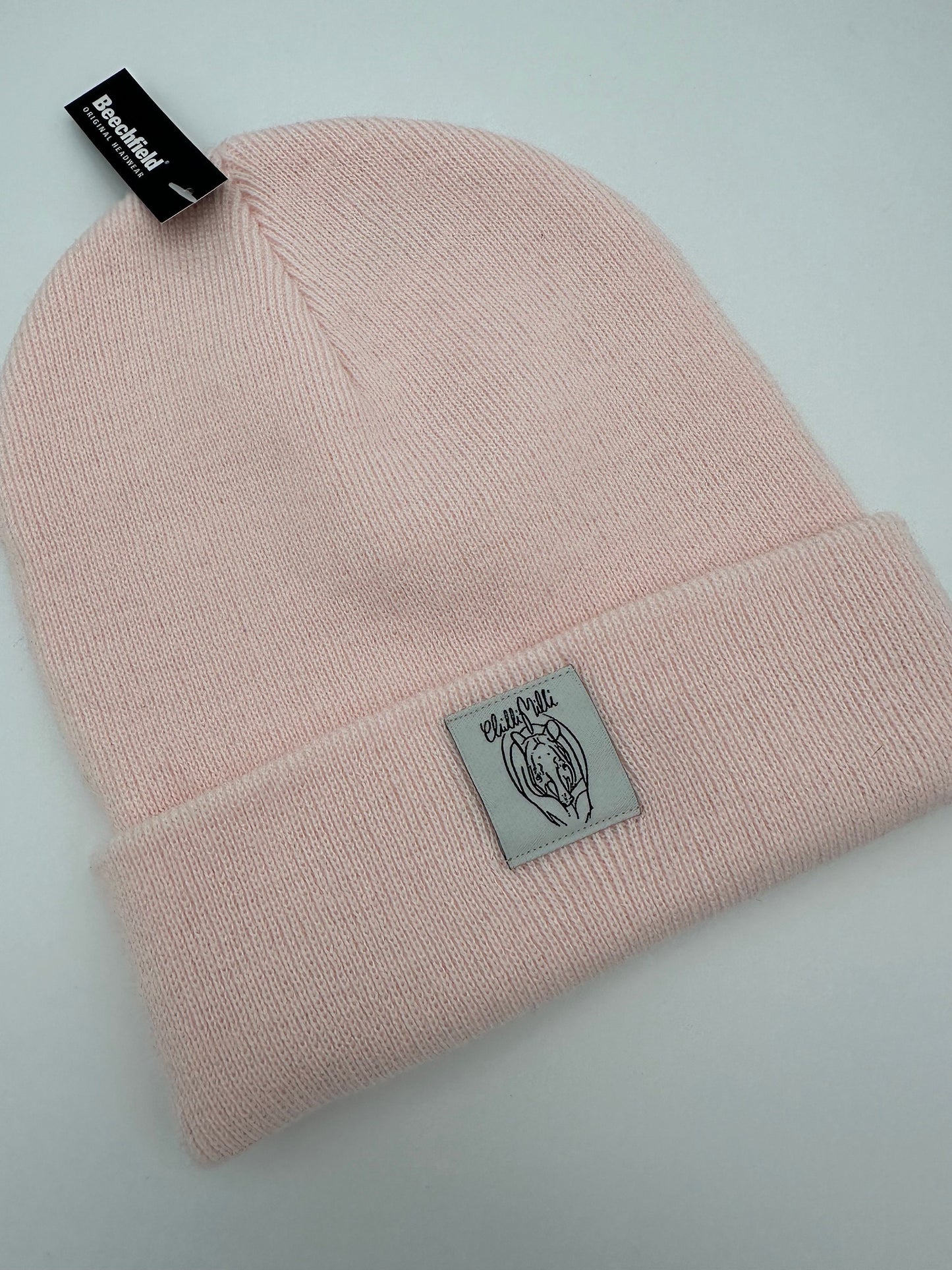 Mütze Beanie- Pastellrosa