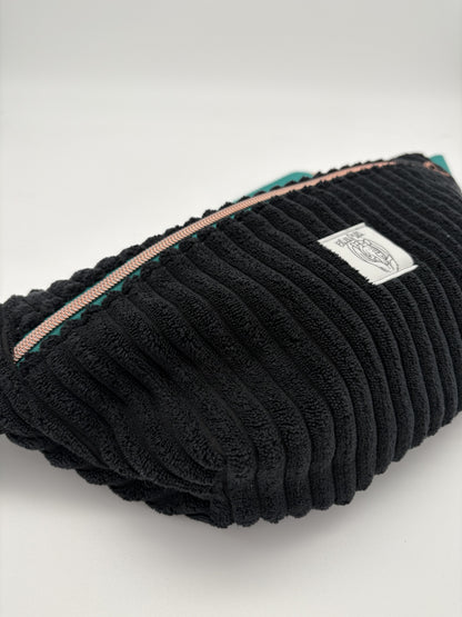 Crossbodybag/ Hipbag- Schwarz Kuschelcord
