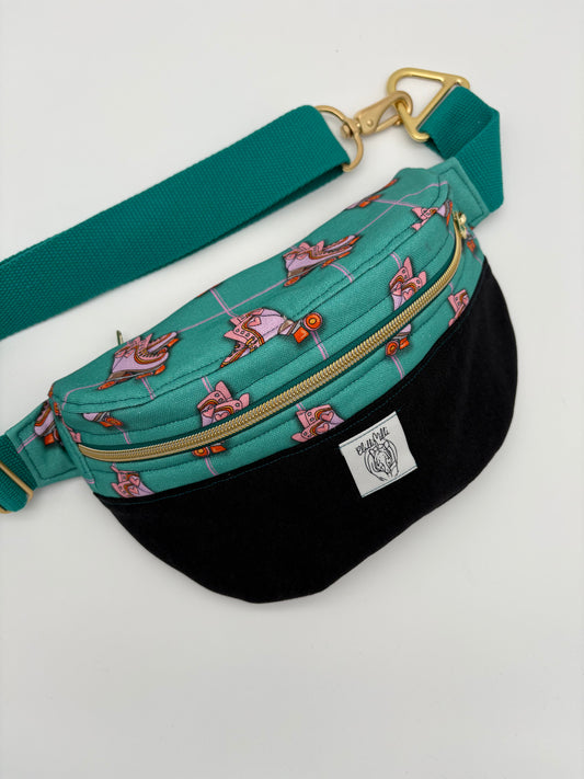 Hipbag- Retro Rollschuhe