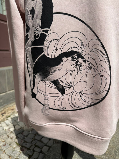 Fairtrade Hoodie Otter Rosa