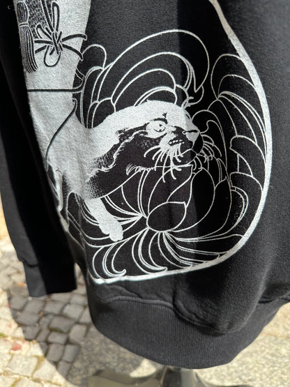 Fairtrade Hoodie Otter schwarz