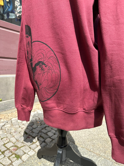 Fairtrade Hoodie Otter bordeauxe