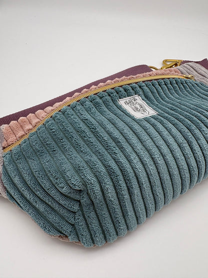 Crossbodybag/ Hipbag- Farbmix Kuschelcord I