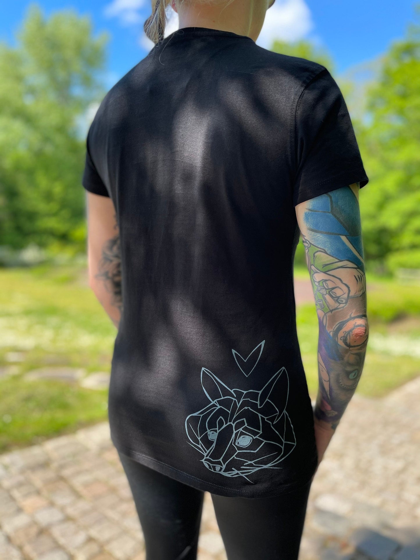 Shirt, Waschbär, Fairtrade, Siebdruck, female