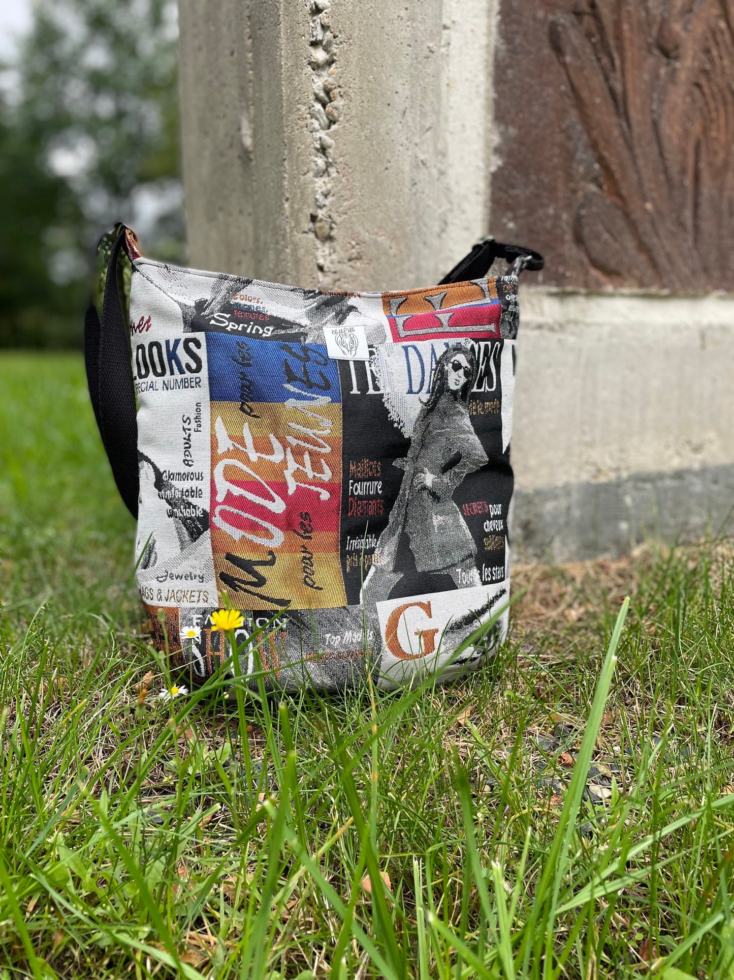 Umhängetasche, beuteltasche, Cover, Frau, sjel