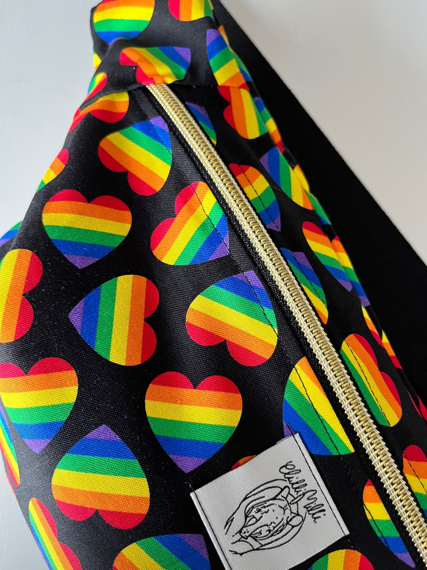 Crossbodybag/ Hipbag- Regenbogen