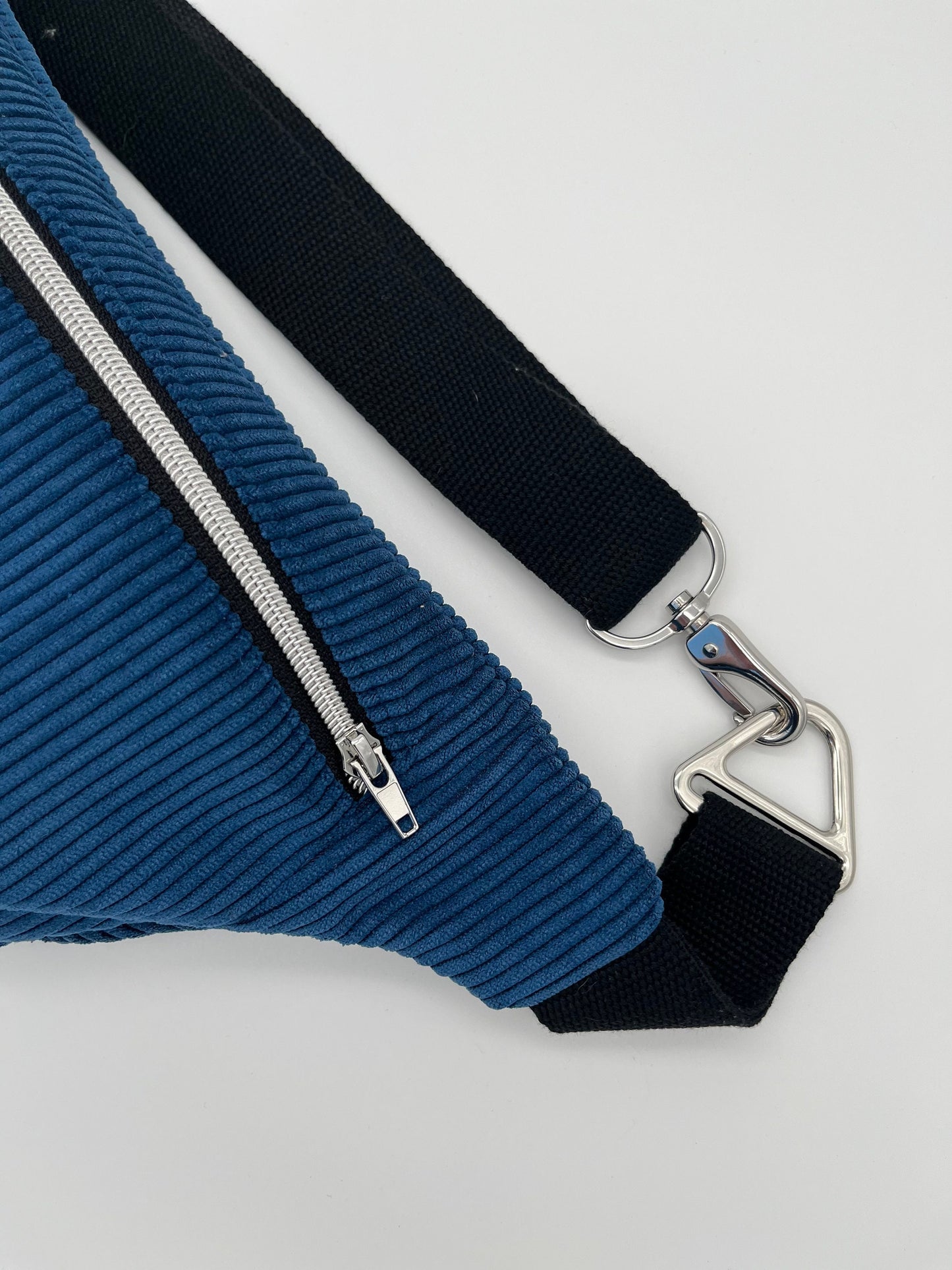 Crossbodybag/ Hipbag- blau cord