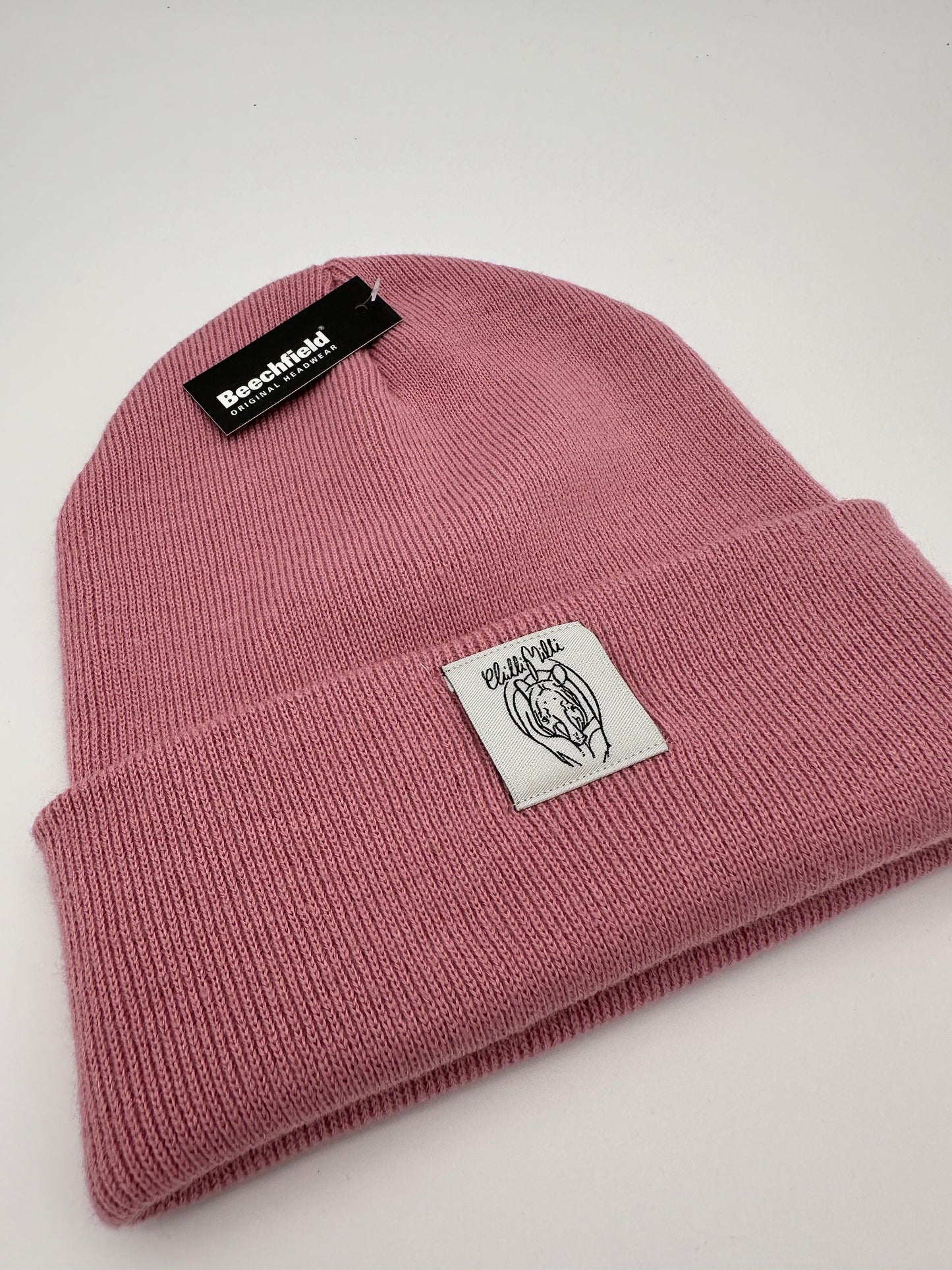 Mütze Beanie- Altrosa