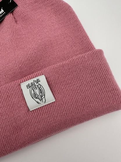 Mütze Beanie- Altrosa