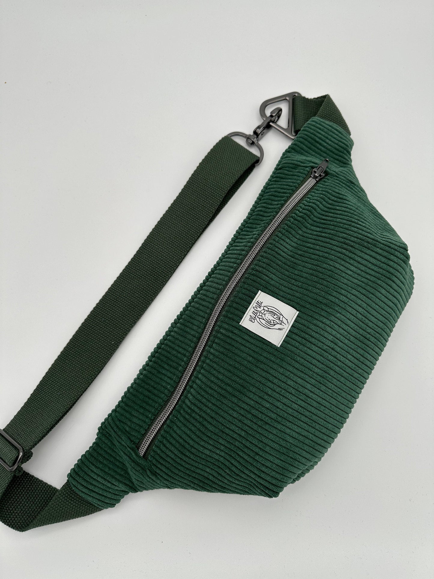Crossbodybag/Hipbag- Tanne Grün Cord