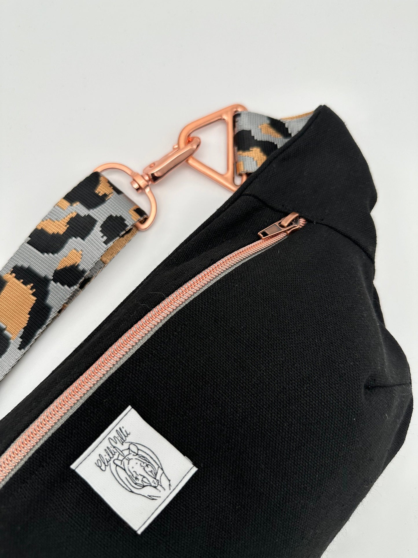 Crossbodybag/ Hipbag- Schwarz, Leo