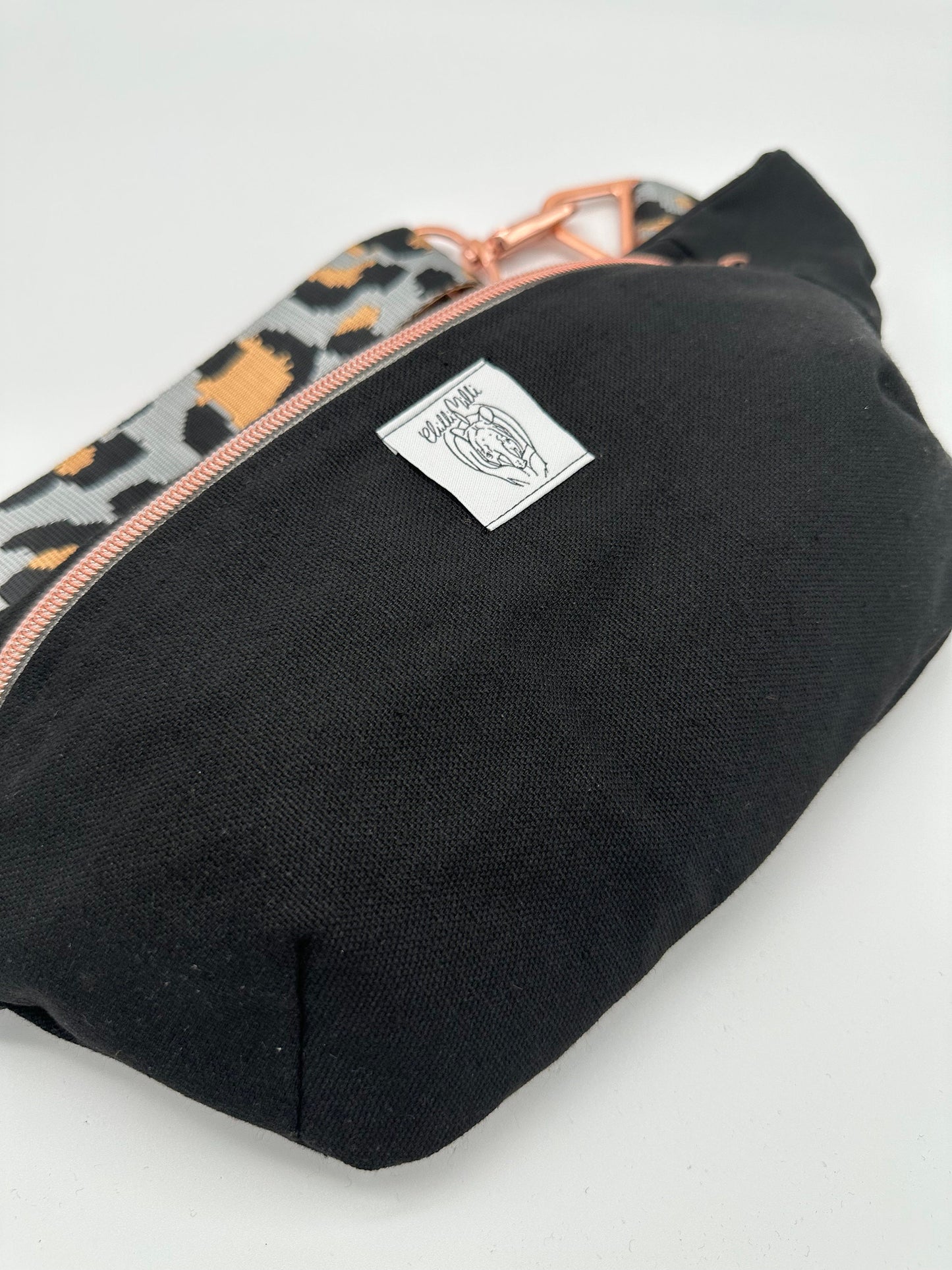 Crossbodybag/ Hipbag- Schwarz, Leo